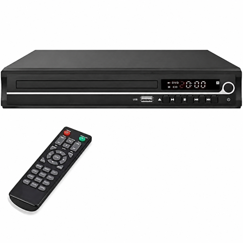 Vati DVD Player Black With Remote Grade B Preowned