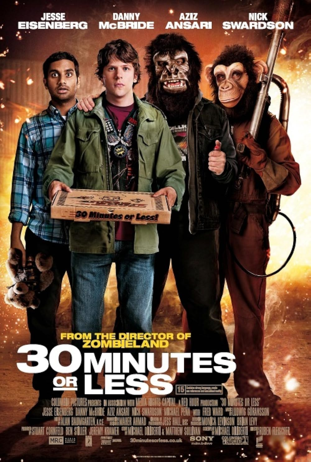 Blu-ray - 30 Minutes Or Less (15) Preowned