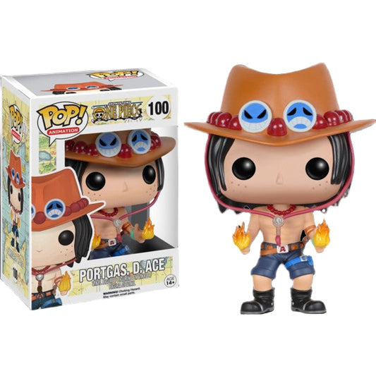 Funko Pop! - One Piece [100] Portgas. D. Ace (3+) Preowned