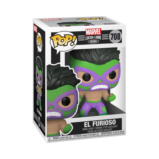 Funko Pop - Marvel Lucha Libre [708] El Furioso Preowned