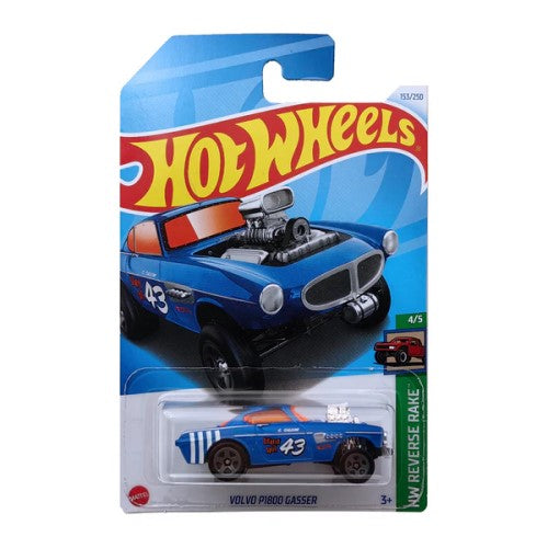 Hot Wheels - HW Reverse Rake 153/250 [2021] Volvo P1800 Gasser (3+) Preowned