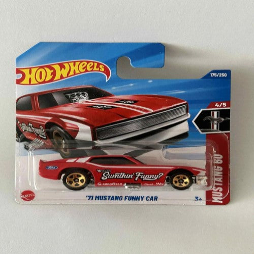 Hot Wheels - Mustang 60 175/250 '71 Mustang Funny Car (3+) Preowned