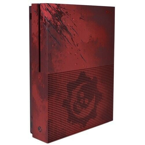 Xbox One Slim 2TB Console Gears Of War Red With Xbox Series Controller Unboxed Preowned