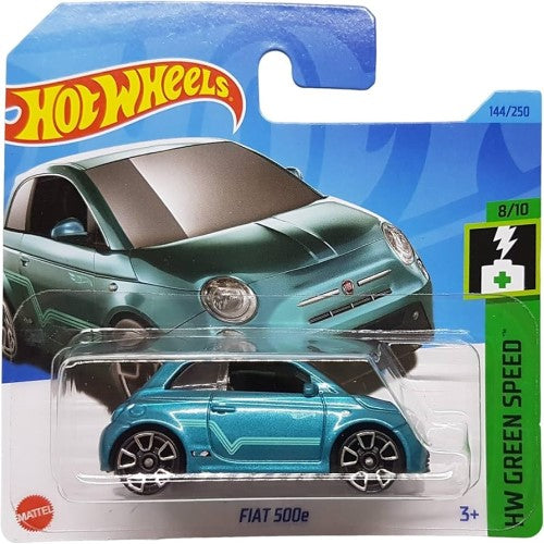 Hot Wheels - HW Green Speed 144/250 [2021] Fiat 500e (3+) Preowned