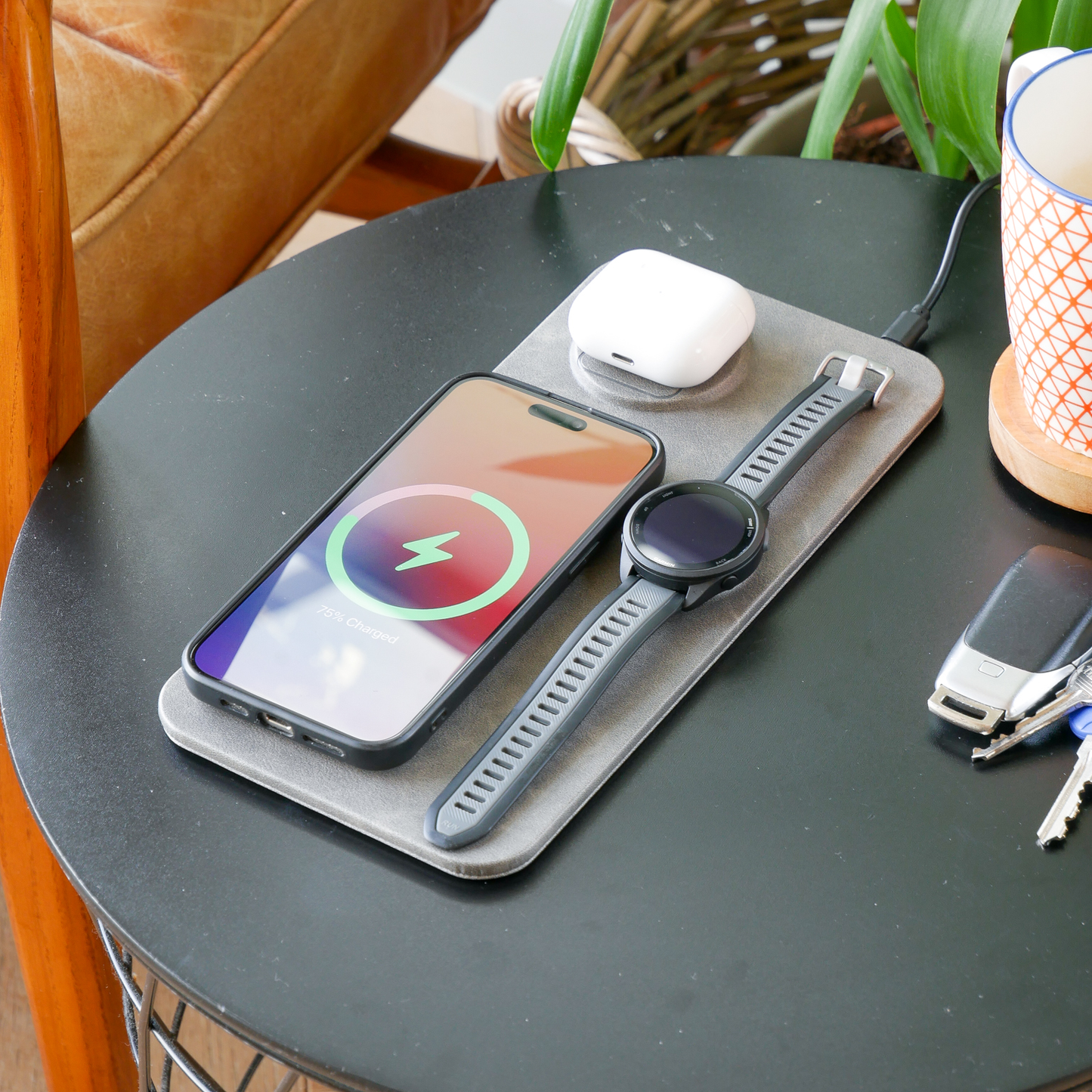 Steepletone Wireless Charging 3 In 1 Pad