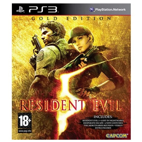 PS3 - Resident Evil 5 Gold (Move Edition) (18) Preowned