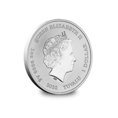 2022 Bart Simpson Tuvalu 1oz Fine Silver