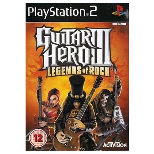 PS2 - Guitar Hero III Legends Of Rock Game Only (12) Preowned