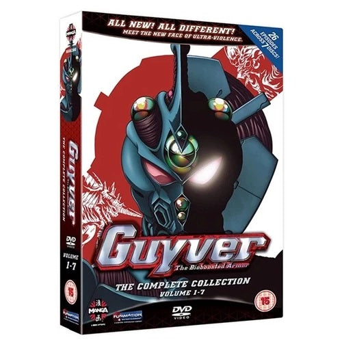 DVD Boxset - Guyver The Bioboosted Armour Vol 1-7 (15) Preowned