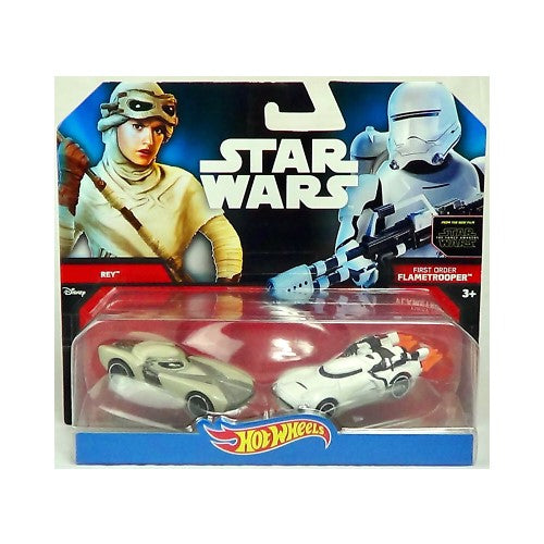 Hot Wheels - Star Wars Rey & First Order Flametrooper (3+) Preowned