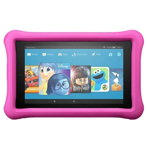 Amazon Kindle Fire 7 (2017) 16GB Kids Edition Pink Case Grade C Preowned