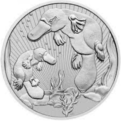 2021 Australian Platypus & Baby 2oz Fine Silver