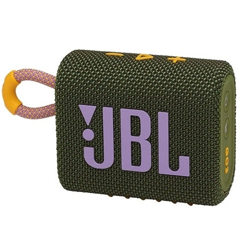 JBL GO 3 Portable Bluetooth Speaker Green Preowned