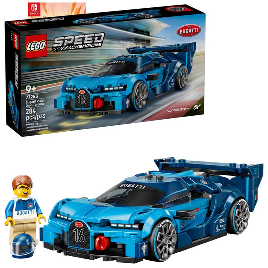 LEGO - 77253 - Speed Champions Bugatti Vision GT Hyper Sports Car (9+) Sealed Preowned
