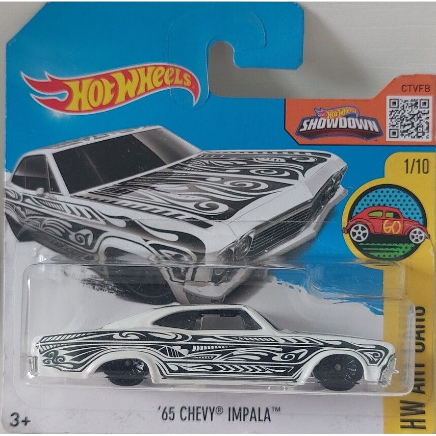 Hot Wheels - Art Cares - '65 Chevy Impala 2016 191/250 - Preowned (3+)