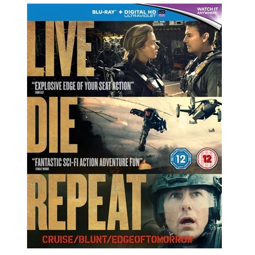 Blu-Ray - Edge Of Tomorrow (12) Preowned