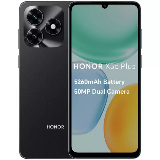 Honor X5c Plus 64GB Dual Sim Unlocked Black Grade B Preowned