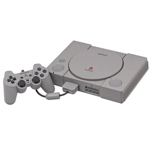 Playstation One Grey Original Console With Two Controllers Unboxed Preowned