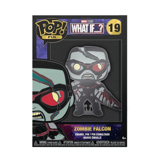 Pop! Pin - Marvel What If...? [19] Zombie Falcon (6+) Preowned