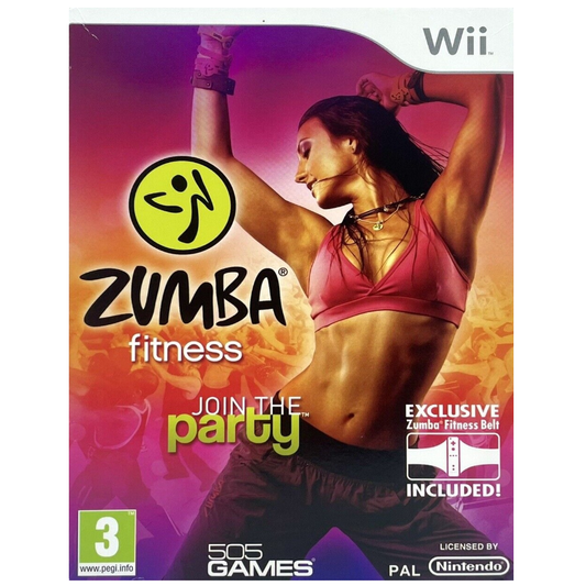 Wii - Zumba Fitness (Without Belt) (3) Preowned