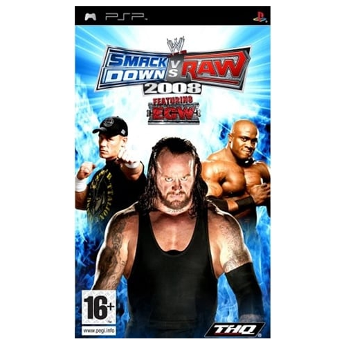 PSP - WWE Smackdown Vs Raw 2008 (16+) Preowned