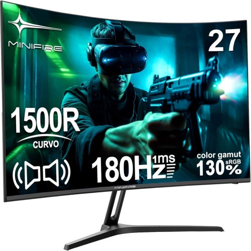 Minifire MFG27C1 27" LED FHD Curved 180Hz Monitor Grade B Preowned Collection Only