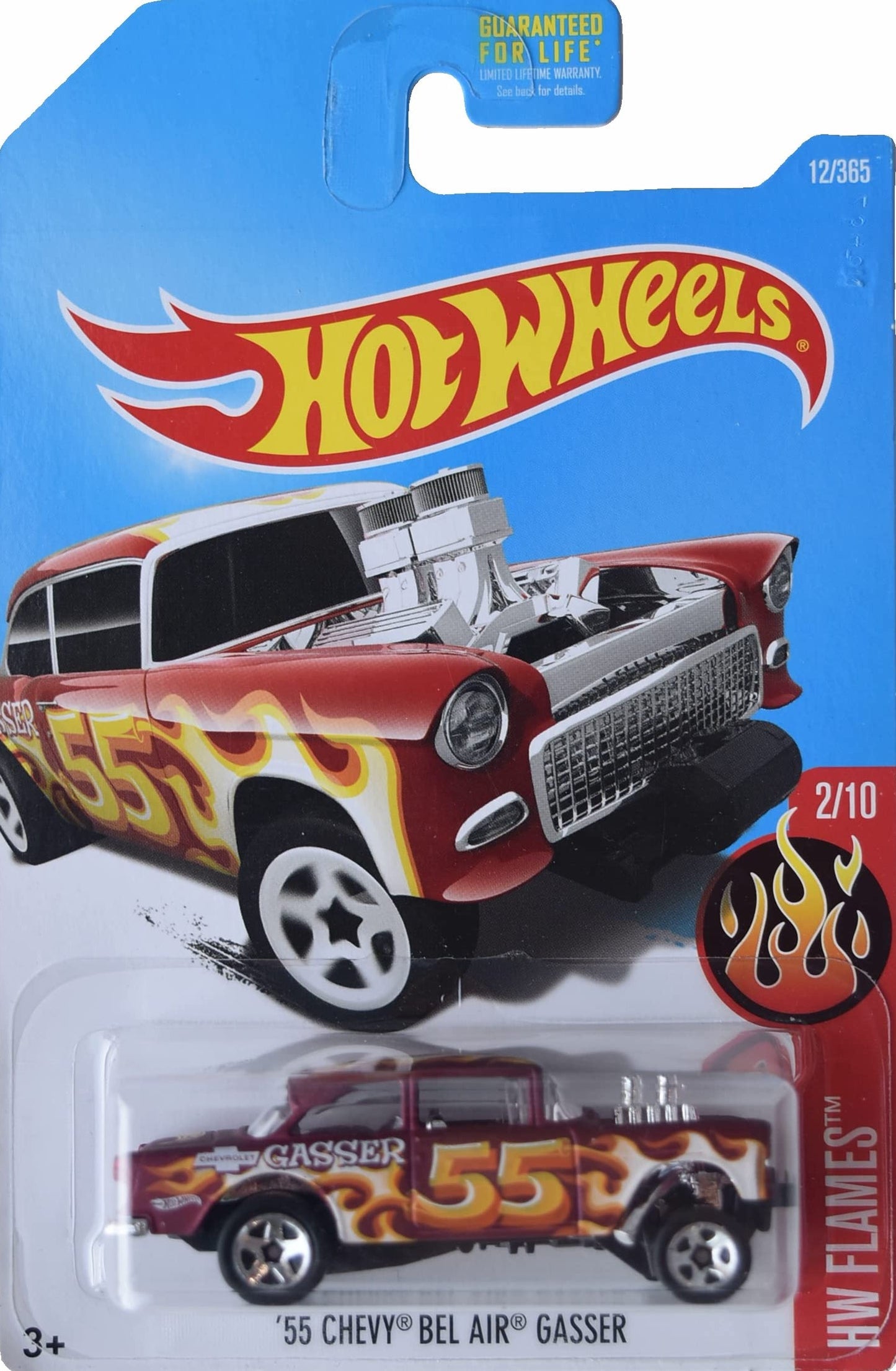 Hot Wheels '55 Chevy Bel Air Gasser 2016 12/365 (3+)