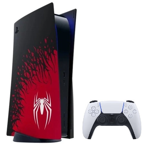 Playstation 5 825GB Spiderman Limited Edition Console With White Controller Discounted (No DLC) Preowned