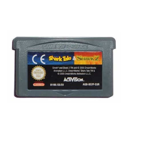 GameBoy Advance - Shark Tale & Shrek 2 Unboxed Preowned