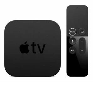 Apple TV Gen A1842 4K 1st Gen 32gb With Siri Remote Black Grade C Preowned