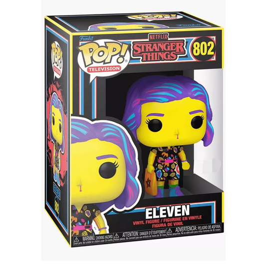 Funko Pop - Stranger Things [802] Eleven Blacklight (3+) Preowned