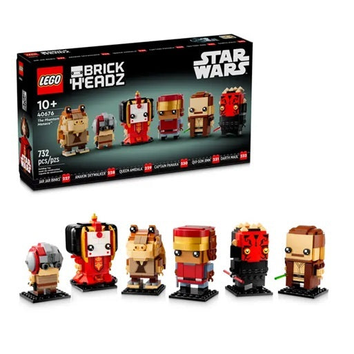LEGO - BrickHeadz Star Wars The Phantom Menace (40676) (10+) Sealed Preowned