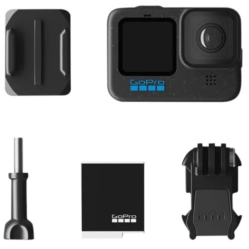 GoPro Hero12 Black 5.3K Action Camera & Accessory Kit Grade A Preowned