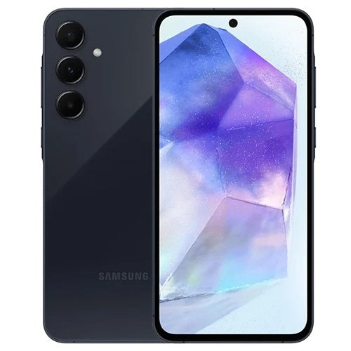 Samsung Galaxy A55 5G 128GB Dual Sim Unlocked Awesome Navy Grade B Preowned