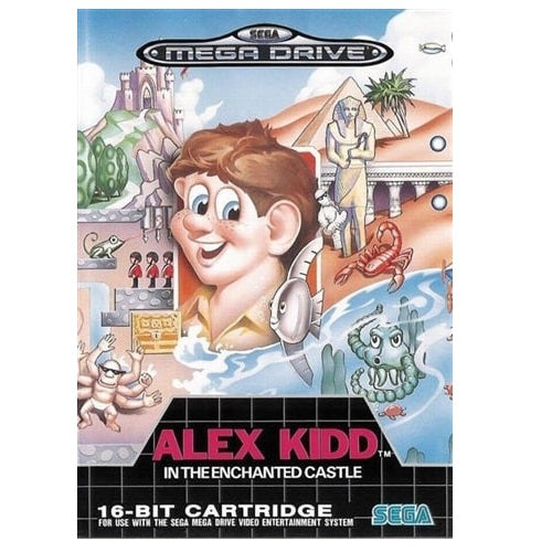 Mega Drive - Alex Kidd in The Enchanted Castle With Manual Boxed Preowned