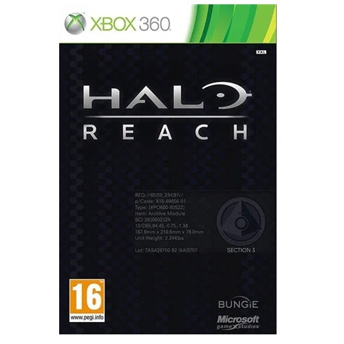 Xbox 360 - Halo Reach Limited Edition With Journal (No DLC) (16) Preowned