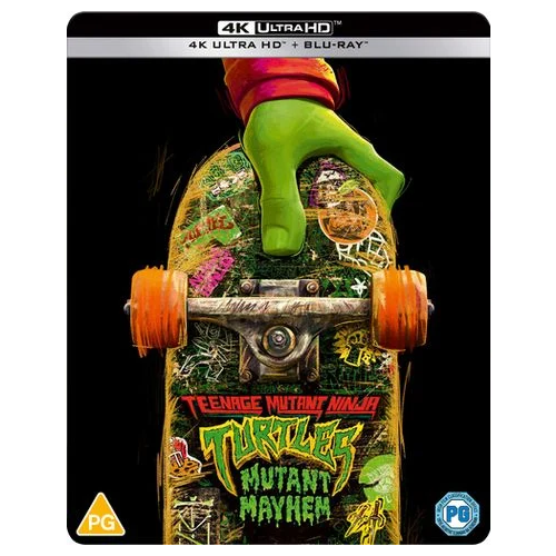 4K - Teenage Mutant Ninja Turtles: Mutant Mayhem (PG) 2023 4K UHD+BR Steelbook Preowned