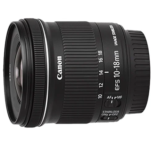 Canon EF-S 10-18mm f/4.5-5.6 IS STM Black Lens Preowned