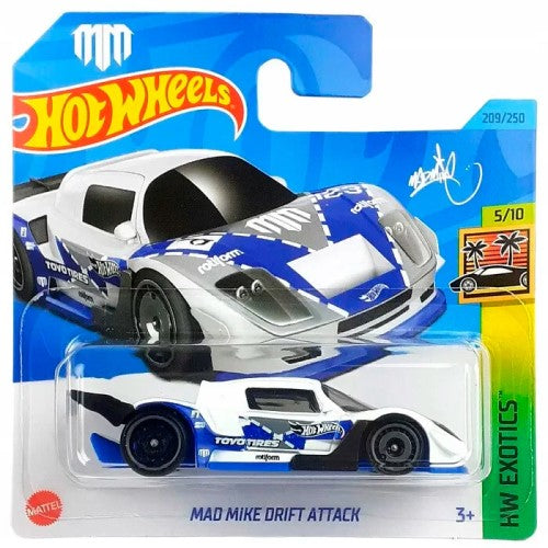 Hot Wheels - HW Exotics 209/250 [2023] Mad Mike Drift Attack (3+) Preowned