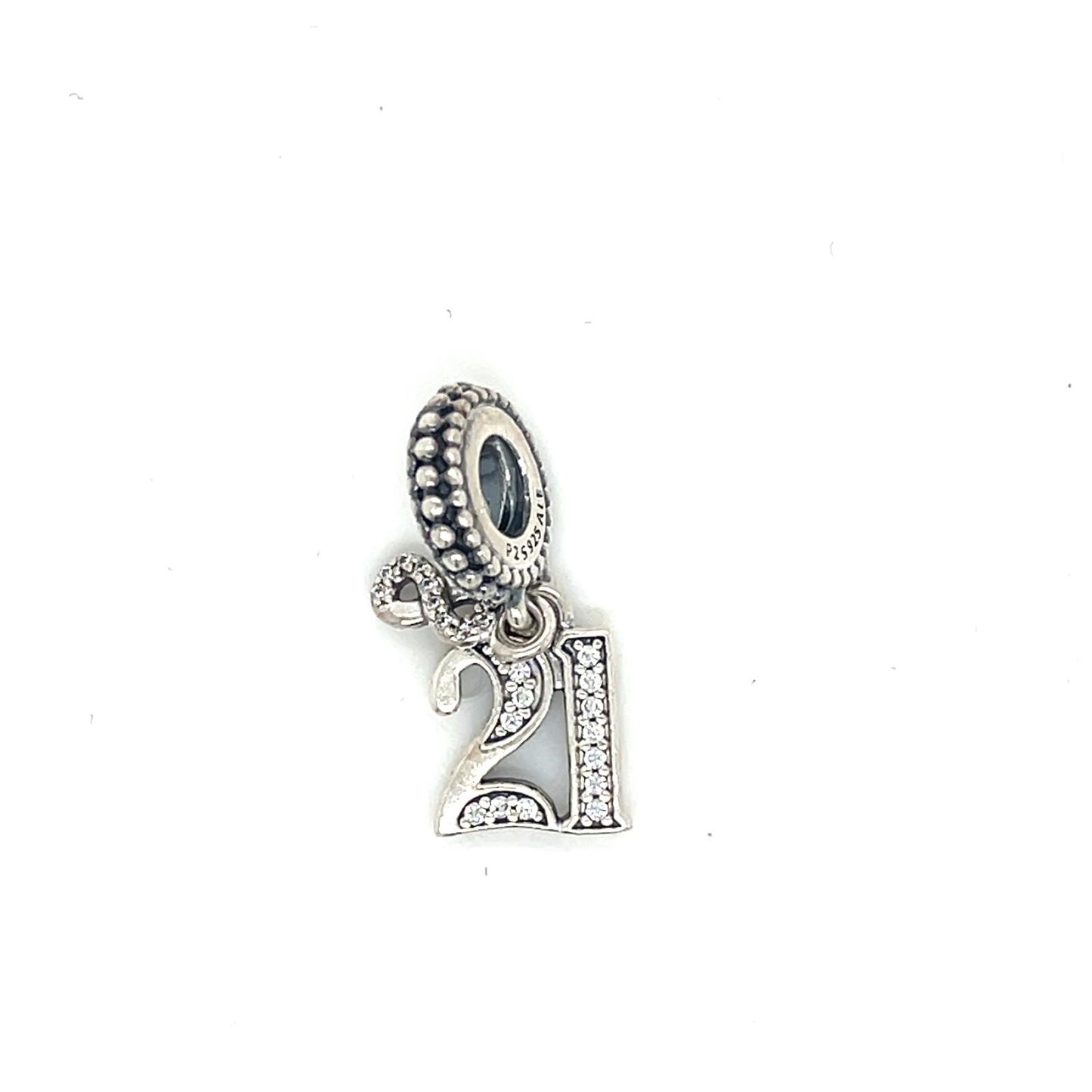 Pandora 925 21st Dangle Charm Preowned