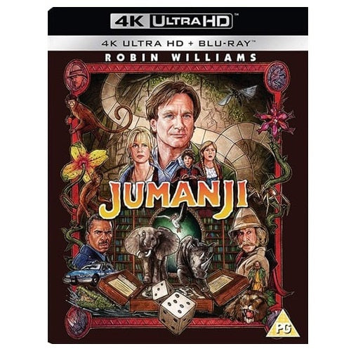 4K Blu-Ray - Jumanji (PG) Preowned
