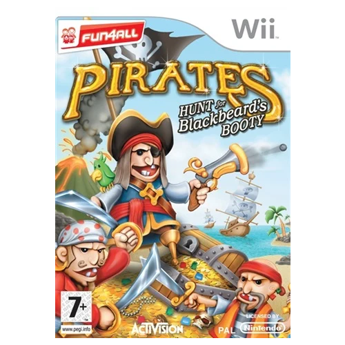 Wii - Pirates: Hunt For Blackbeard's Booty (7+) Preowned