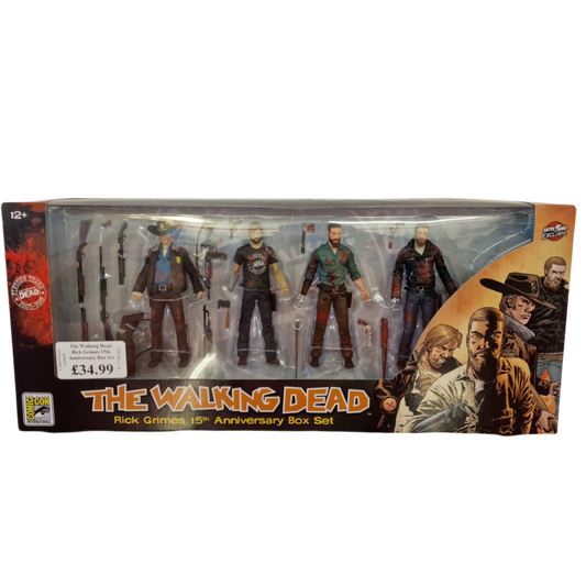 MCfarlane Toys - The Walking Dead Rick Grimes 15th Anniversary Boxset (12+) Preowned