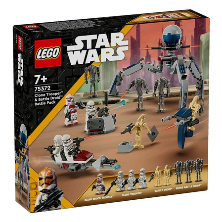 LEGO - Star Wars Clone Trooper & Battle Droid Battle Pack (75372) Sealed
