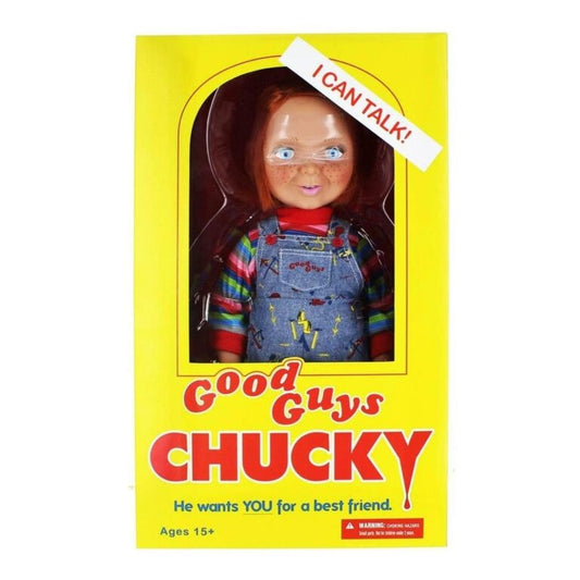 Mezco Toyz - Child's Play Chucky 15" Talking Doll (15+) Preowned