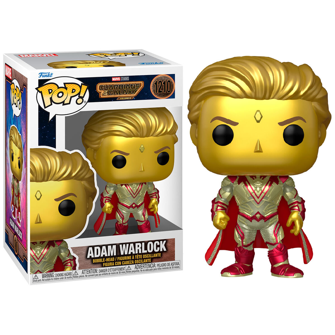 Funko Pop - Guardians of the Galaxy Volume 3 [1210] Adam Warlock Preowned