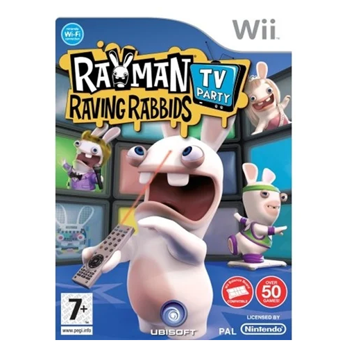 Wii - Rayman Raving Rabbids: TV Party (7) Preowned