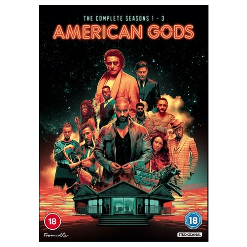 DVD - American Gods The Complete Season 1 - 3 (18) Preowned