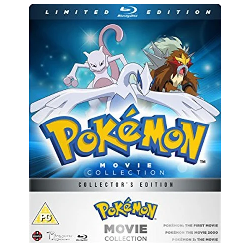 Blu-Ray - Pokemon 1-3 Movie Collection Steelbook (PG) Preowned