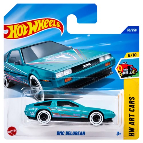 Hot Wheels - HW Art Cars 36/250 [2025] DMC Delorean (3+) Preowned